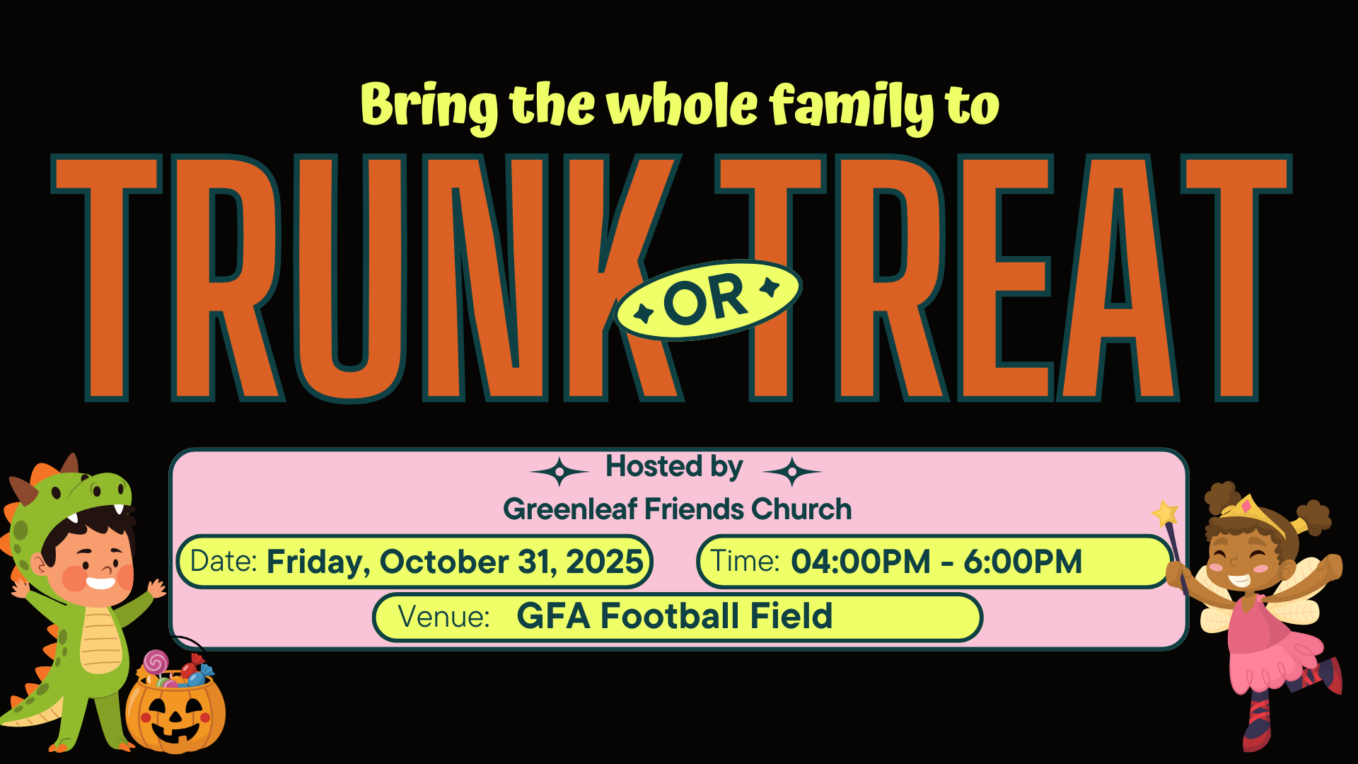Trunk Or Treat Event Flyer (Video) (2)